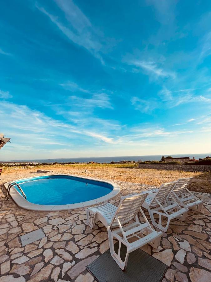 Beautiful Secluded Area Near Novalja Vacation House With Pool And Sea View Villa Lara Eksteriør bilde